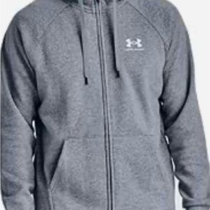 Under Armour Grey Hooded Sweatshirt Men XL